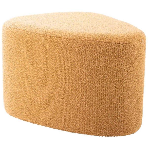 Pouf en tissu bouclette Ada Organic Large - PRE-1597