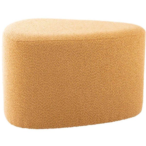 Pouf en tissu bouclette Ada Organic Large