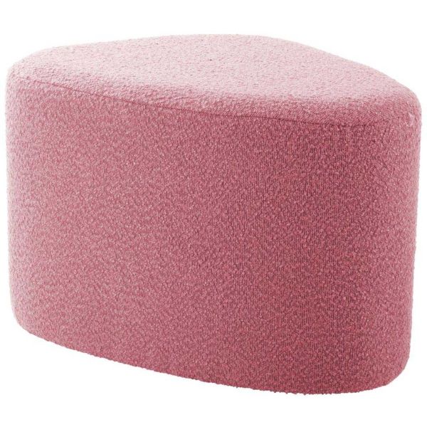 Pouf en tissu bouclette Ada Organic Large - LEITMOTIV