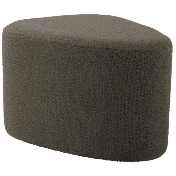 Pouf en tissu bouclette Ada Organic Large - LEITMOTIV