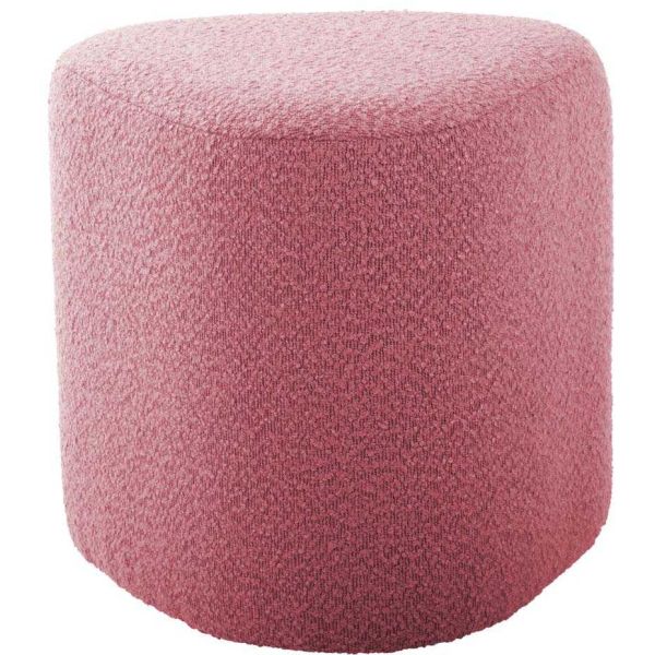 Pouf en tissu bouclette Ada Organic - PRE-1589