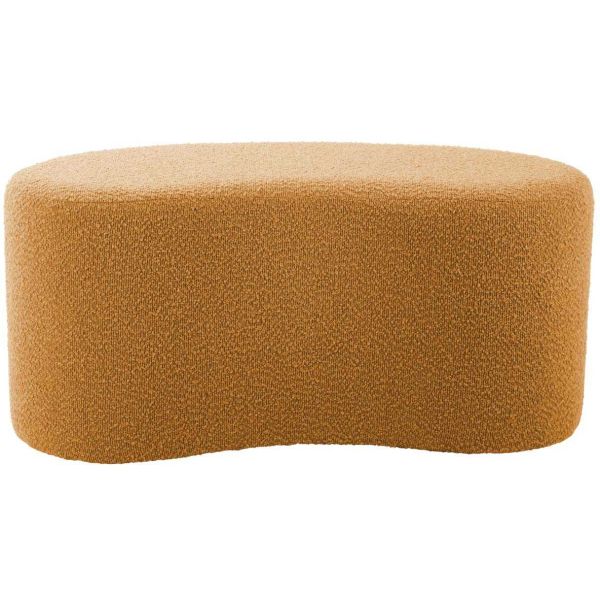 Pouf en tissu bouclette Ada Wave - PRE-1602