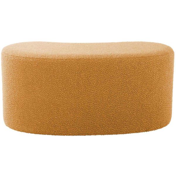 Pouf en tissu bouclette Ada Wave - 199