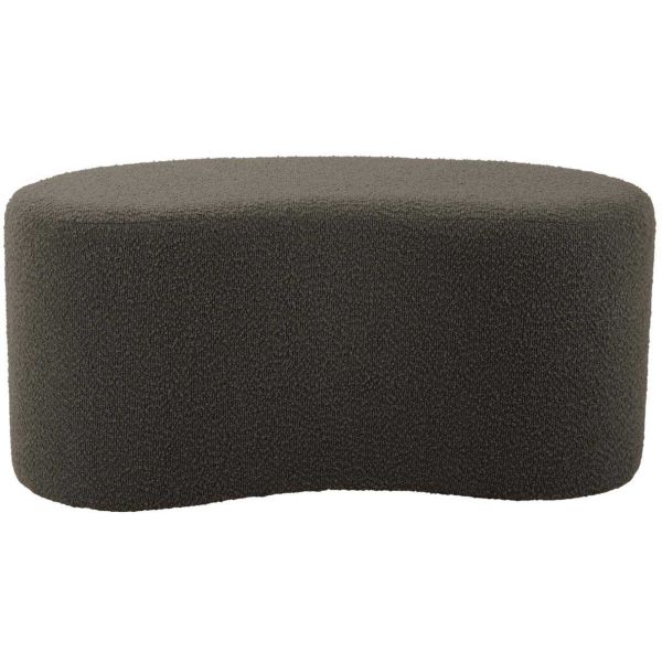 Pouf en tissu bouclette Ada Wave - PRE-1600