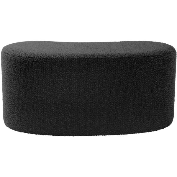 Pouf en tissu bouclette Ada Wave - PRE-1598