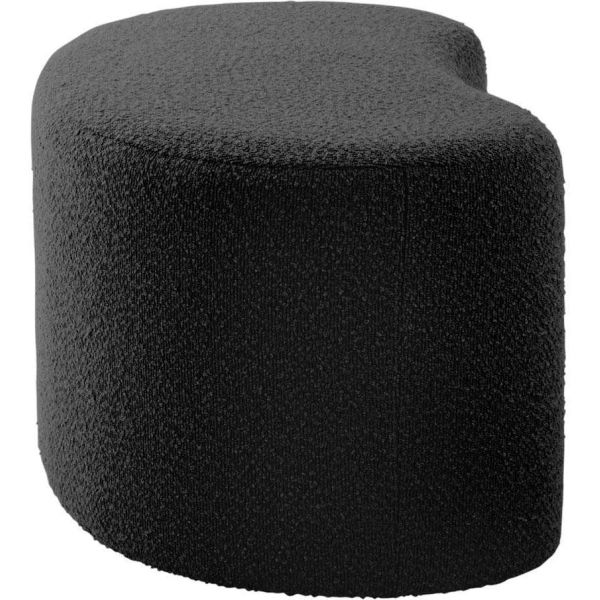 Pouf en tissu bouclette Ada Wave - 199