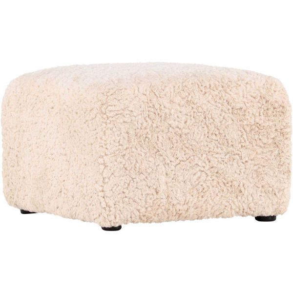 Pouf en tissu doux Frankie