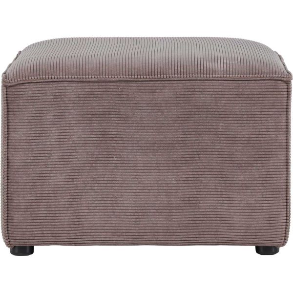 Pouf en tissu velours côtelé Gillholmen - VEN-0889