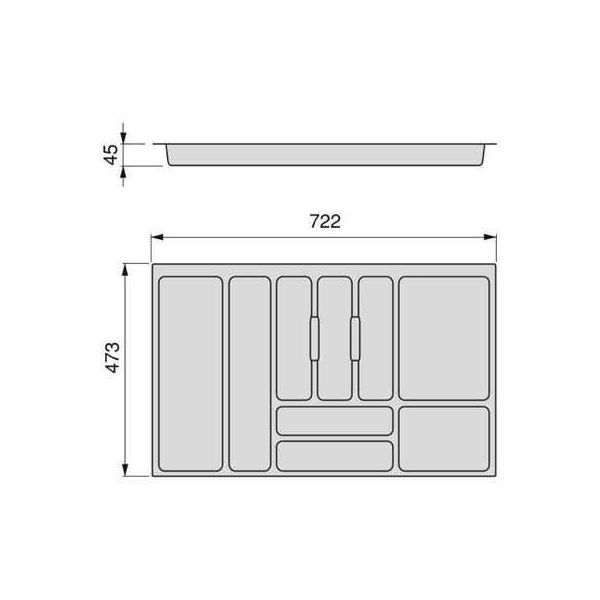 Range-couvert compatible Optima Vertex Concept - EMU-0320