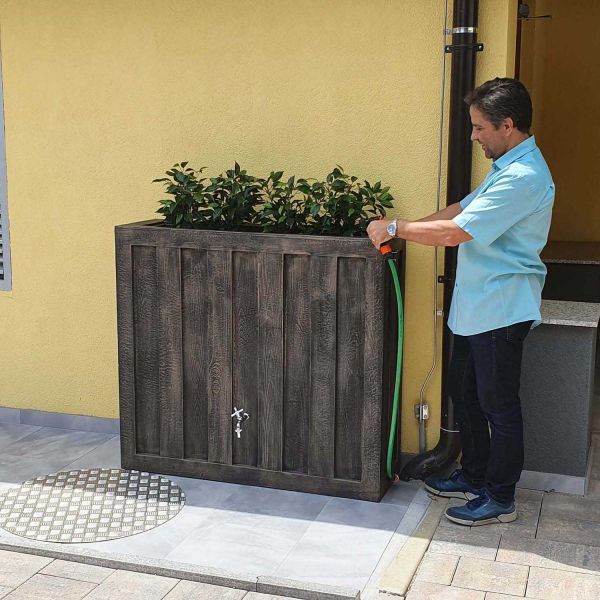 Réservoir d'eau avec jardinière intégrée Rain box 300 litres - ROTO