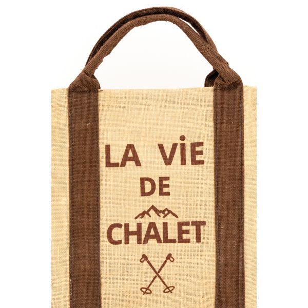 Sac à bûches en jute - 14,90