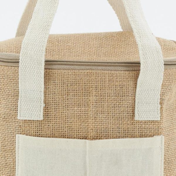 Sac lunch isotherme en jute - 6,90