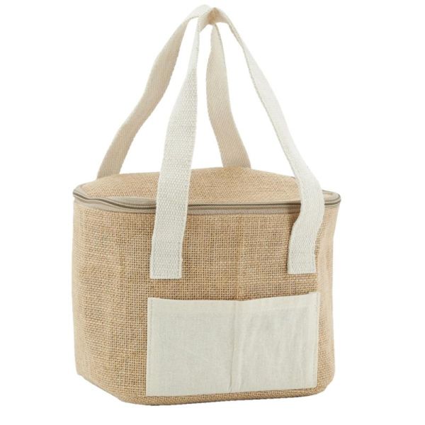 Sac lunch isotherme en jute