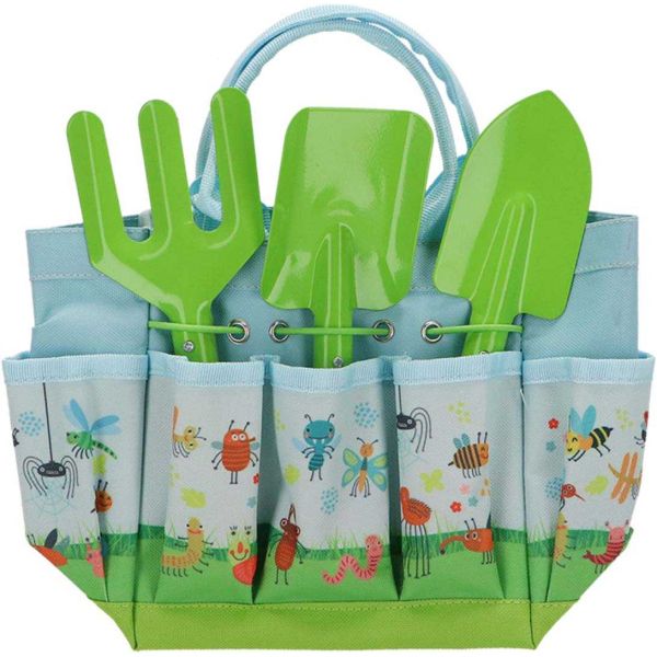 Sac et outils de jardinage pour enfant