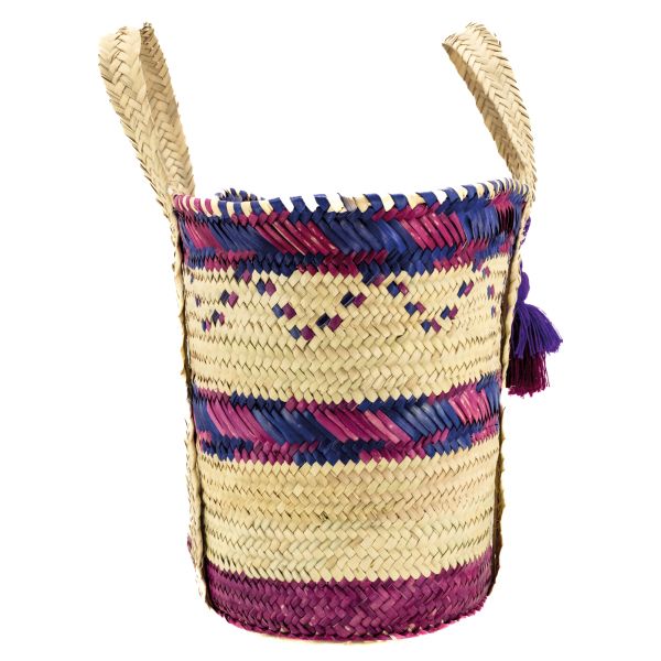 Sac en palmier naturel et coloré - 29,90