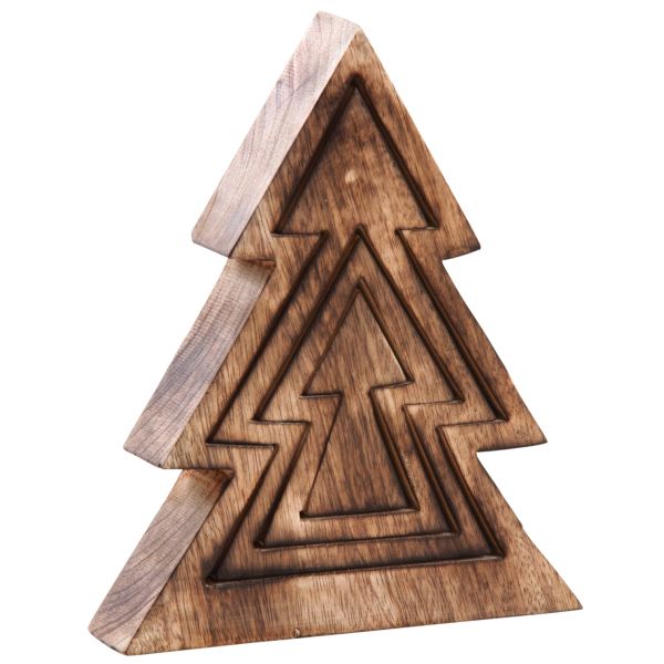 Sapin gigogne en bois (Lot de 4) - AUB-2757