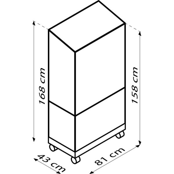 Serre de balcon en polycarbonate 4 mm et aluminium sur roulettes  Polis - VIT-0197