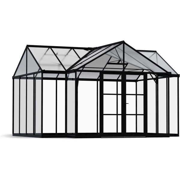 Serre de jardin en aluminium et polycarbonate Triomphe