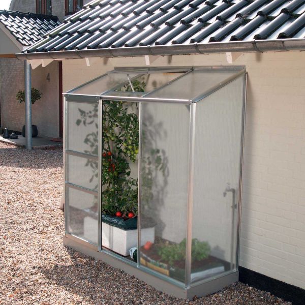 Serre de jardin en polycarbonate 4 mm et aluminium anodisé Ida - VITAVIA