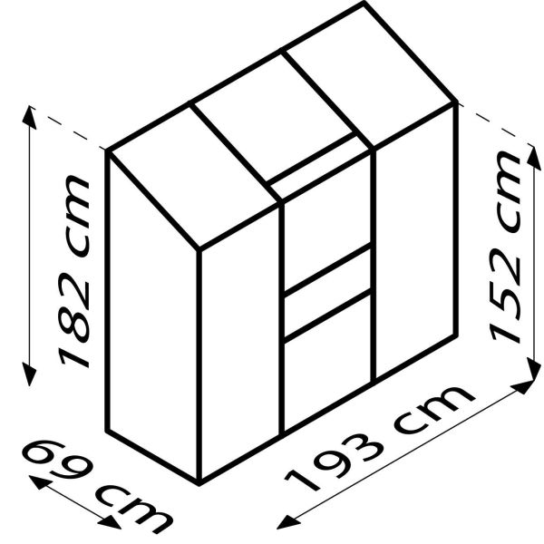 Serre de jardin en polycarbonate 4 mm et aluminium vert emeraude Ida - VIT-0210