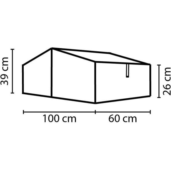 Serre potagère en aluminium anodisé Gaia - VIT-0260