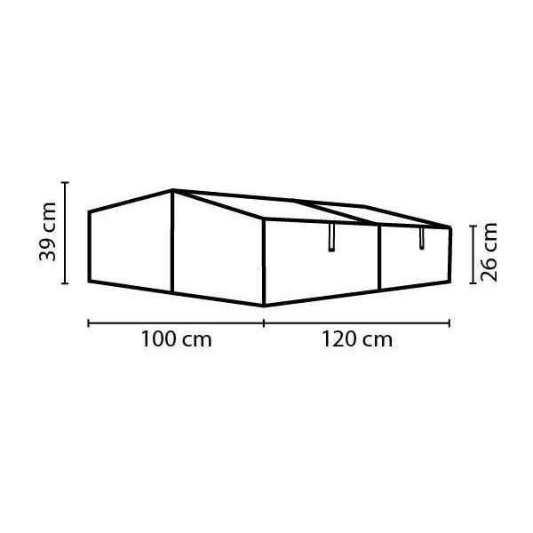 Serre potagère en aluminium anodisé Gaia - VIT-0262