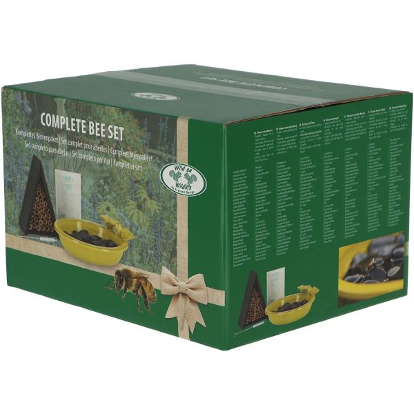 Set complet pour abeilles abri abreuvoir et graines attractives - 6