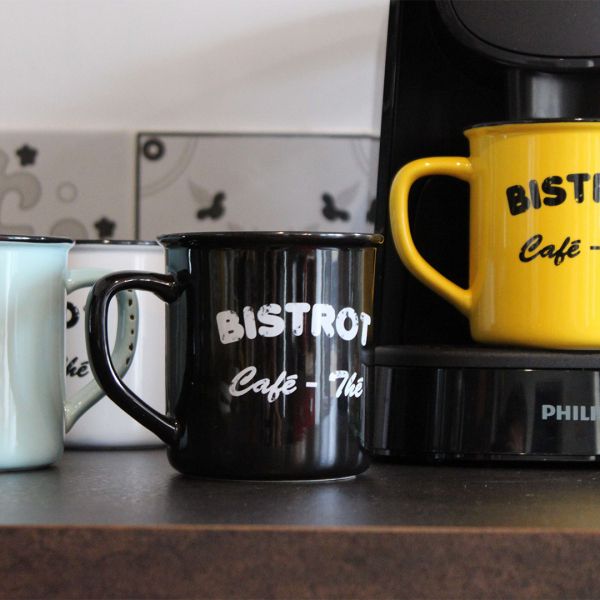 Set 4 mugs Brasserie bistrot (Lot de 4) - 5