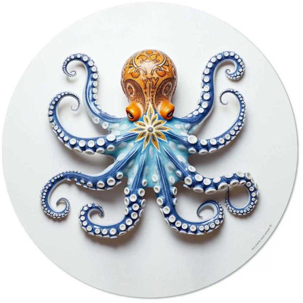 Set de table en vinyle 38 cm Octopus - 6