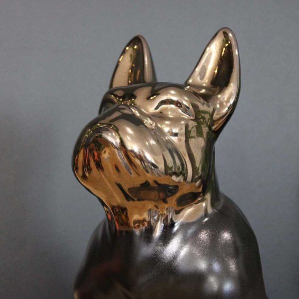 Statuette chien bouledogue en céramique Zoya - 74,90