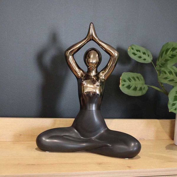 Statuette yoga en céramique Zoya - 64,90