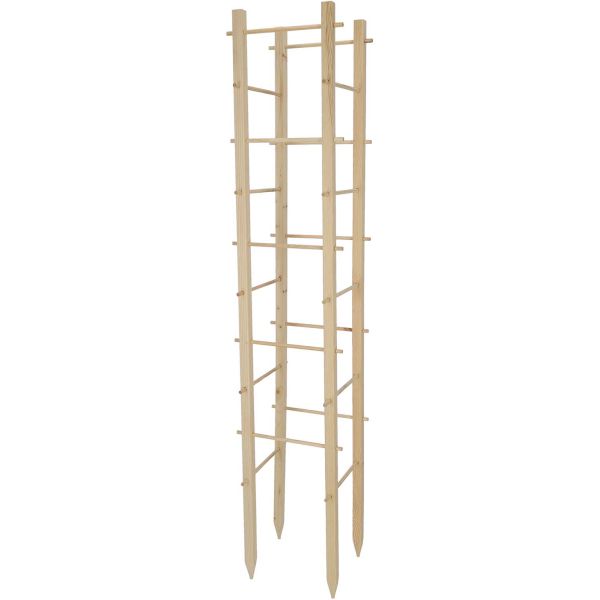 Support en bois de pin pour plantes 4 piquets - 30,90