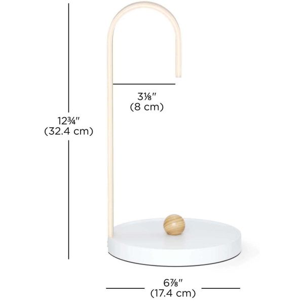 Support essuie-tout en bois et métal Bellwood - UMB-0743