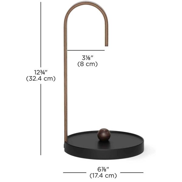 Support essuie-tout en bois et métal Bellwood - UMB-0742