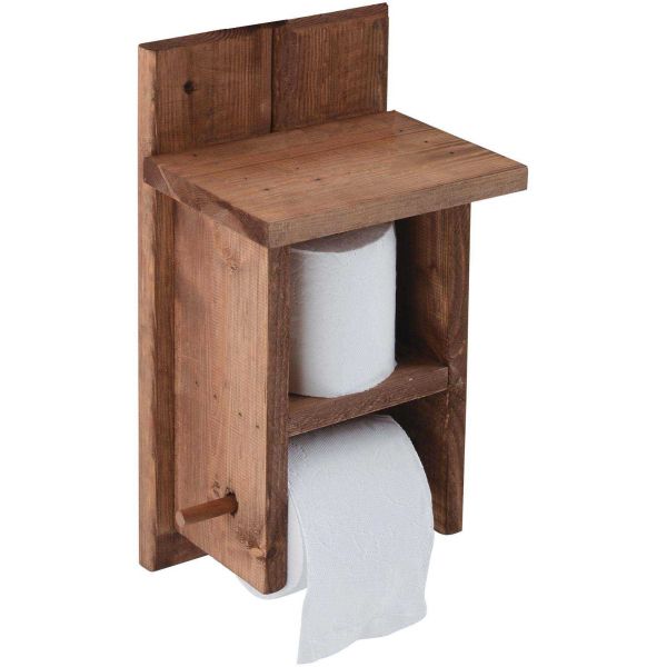 Support à papier toilettes en bois Hange