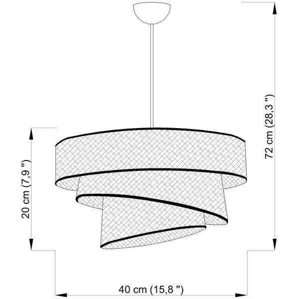 Suspension en métal Couper - ASI-0202