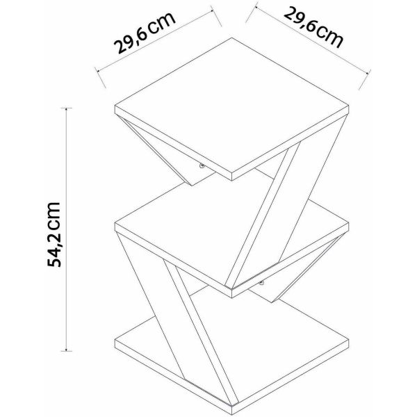 Table d'appoint géométrique Albeni - ASI-1089