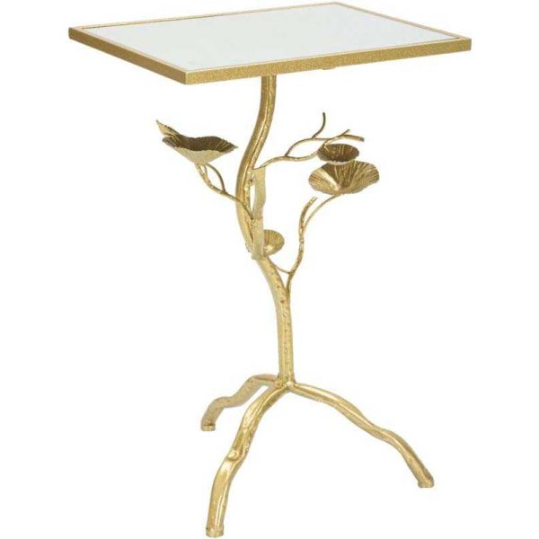 Table d'appoint en métal Tisty 40 x 30 x 60 cm