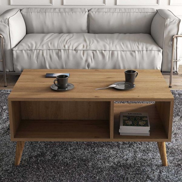 Table basse avec niches Exxen - HANAH HOME