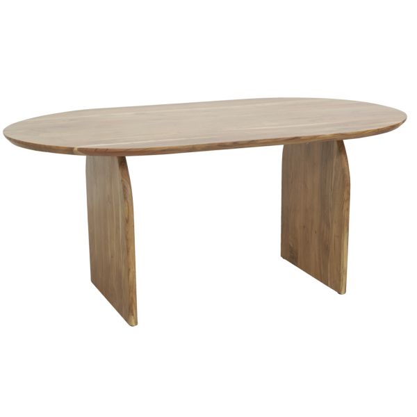 Table ovale en acacia