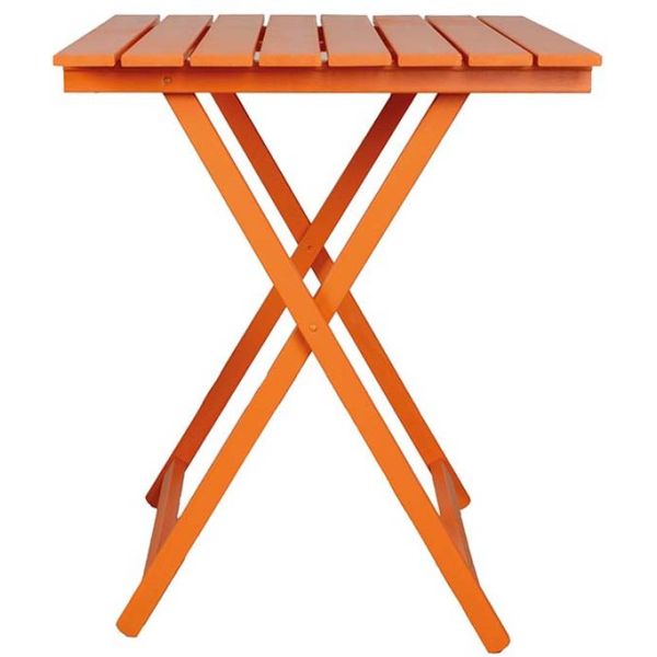 Table pliante 60 x 80 cm en bois Orange