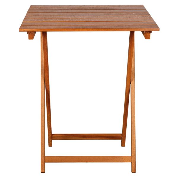 Table pliante 60 x 60 cm en bois - 5