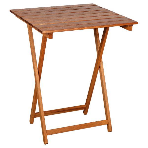 Table pliante 60 x 60 cm en bois