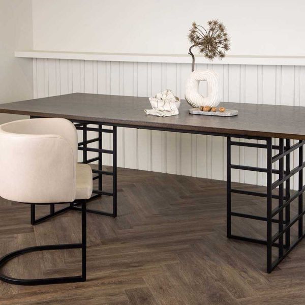 Table de repas 100 x 220 cm Ystad - FURNITURE FASHION