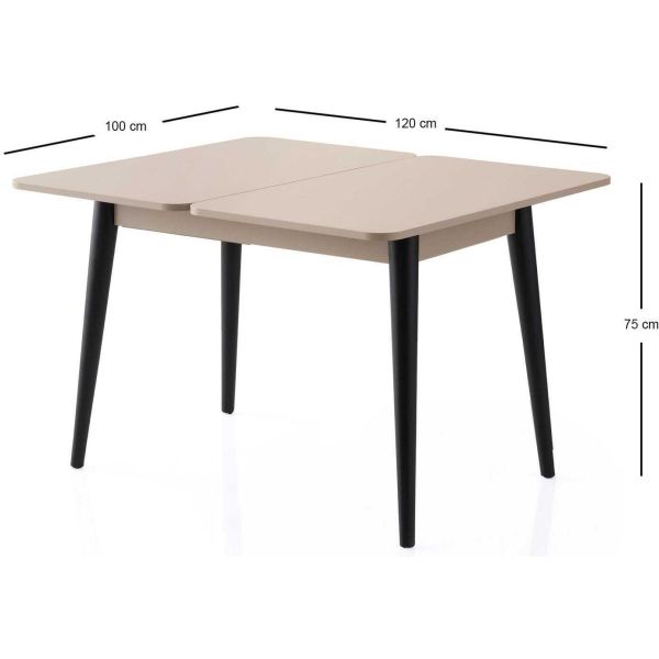 Table de repas extensible Dolunay - 169