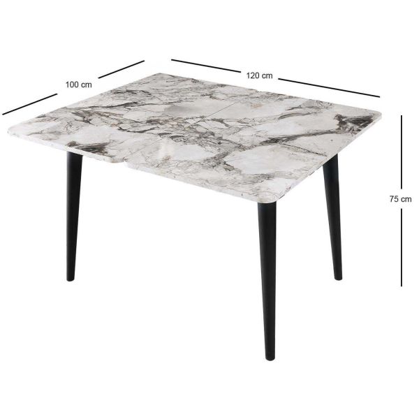 Table de repas extensible Dolunay - 169