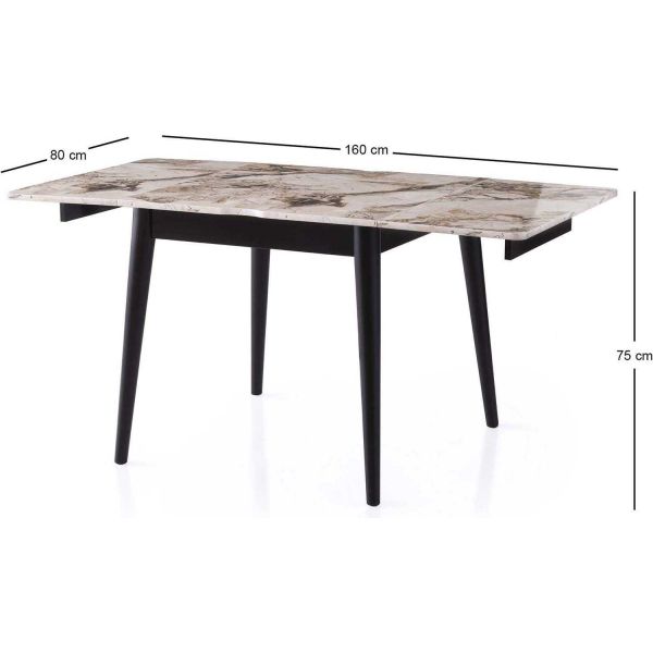 Table de repas extensible Totem - 209