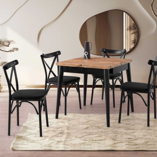 Table de repas extensible Totem - HANAH HOME