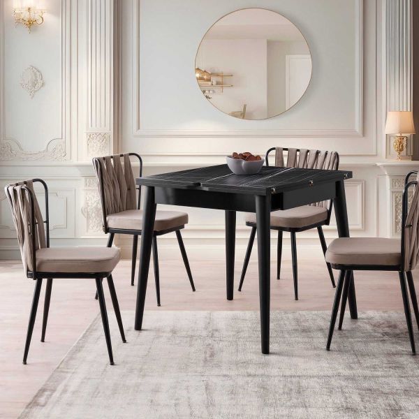 Table de repas extensible Totem - HANAH HOME