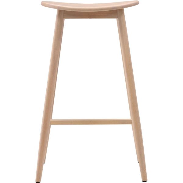 Tabouret de bar en hévéa Orust - 179